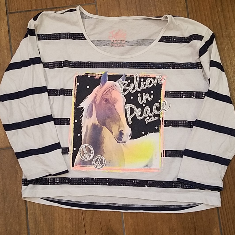 Justice horse shirt